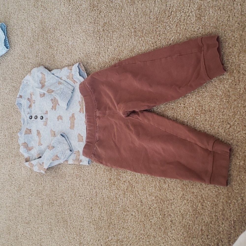 Carter's Toddler Baby Boys 24M Woodland Animal Set Outfit